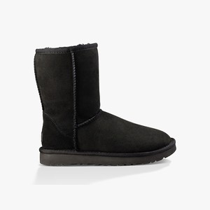 Ugg Classic Short II Klassiska Stövlar Dam Svarta (827049UXR)